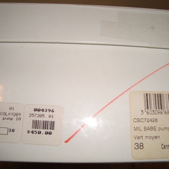 Authentic christian dior green stiletto pointy pump shoe silver buckle size 38 - Picture 5 of 12